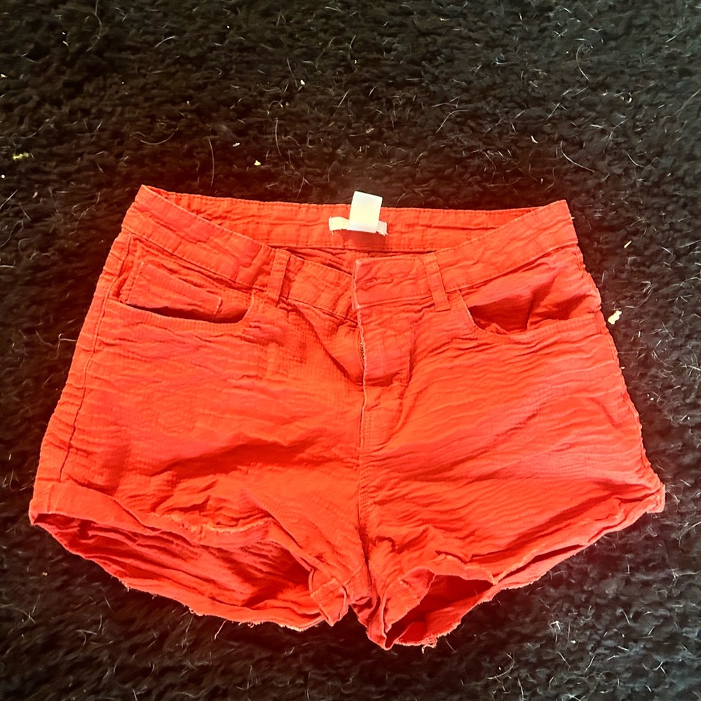 Reddish orange shorts from H&M! Size 2/4!